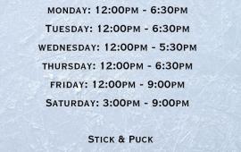 2025/26 Hours of Operation