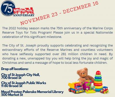 75th Anniversary of Toys for Tots