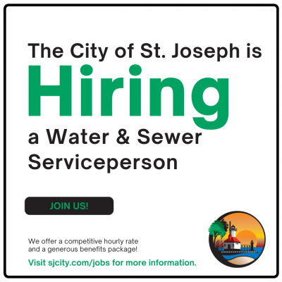 Now Hiring for Water & Sewer Serviceperson