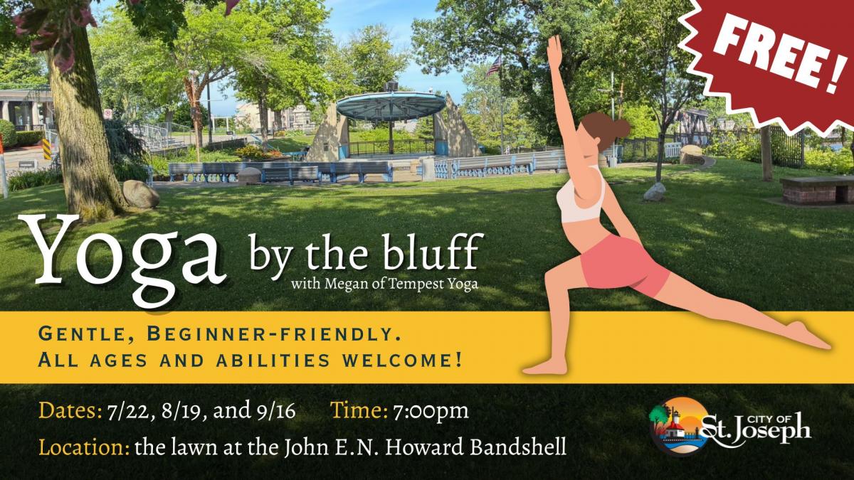 Yoga by the bluff
