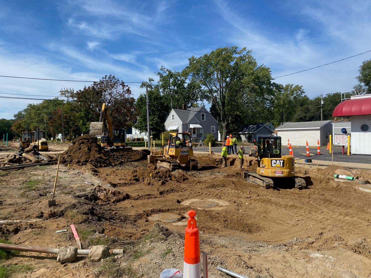 Road Base Building on October 1st